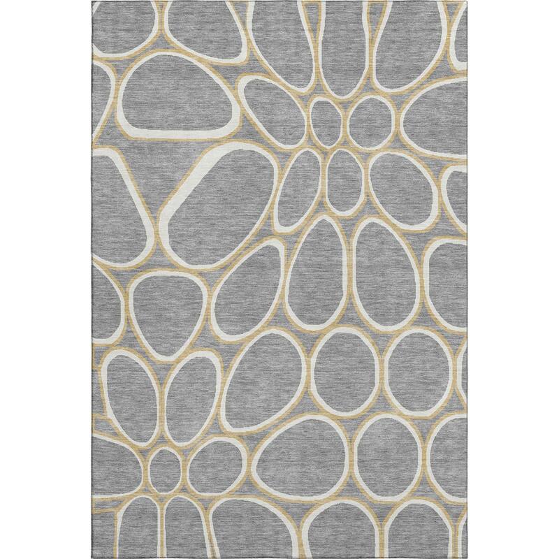Premium Washable Super Soft Contemporary Bubble Mayfield Rug