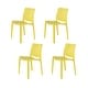 preview thumbnail 10 of 36, Sensilla Resin All-Weather Stackable Dining Chair (Set of 4)