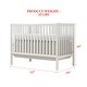 preview thumbnail 21 of 50, 5-in-1 Convertible Crib, Easily Converts from Baby Crib to Toddler Bed, 3 Position Adjustable Height Mattress Support System