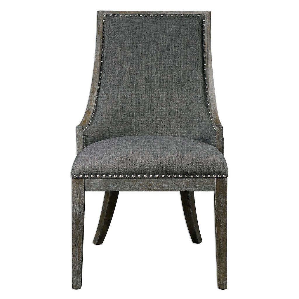 Uttermost Aidrian 39" x 19" Solid Wood Side Chair