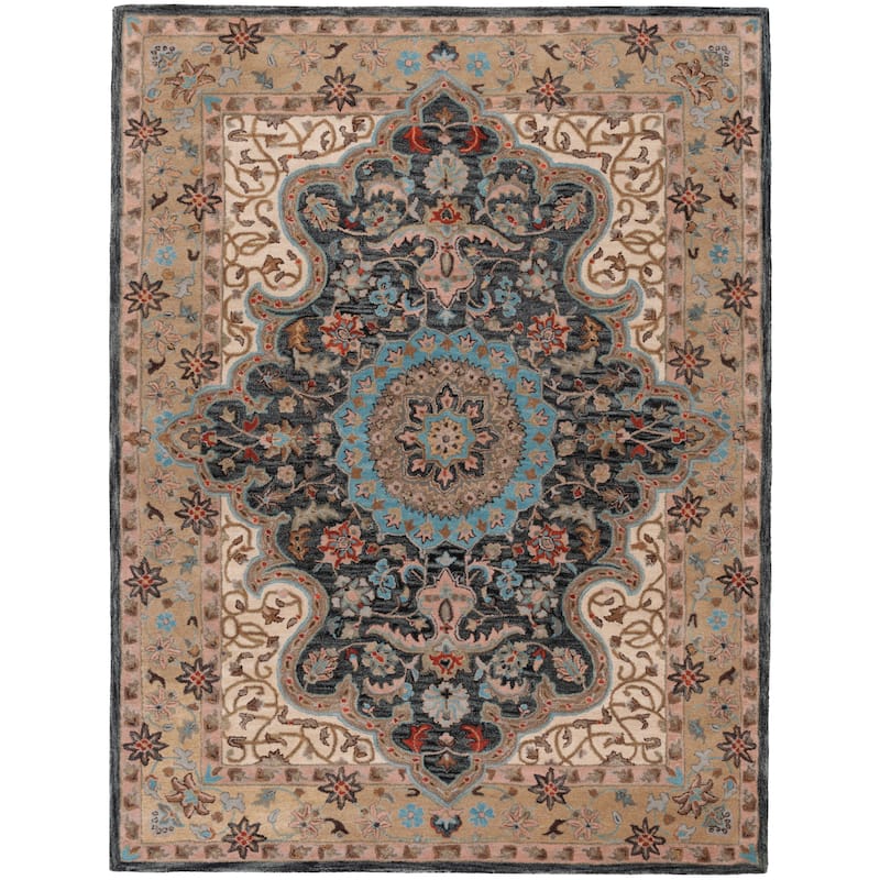 SAFAVIEH Handmade Heritage Marais Traditional Oriental Wool Rug