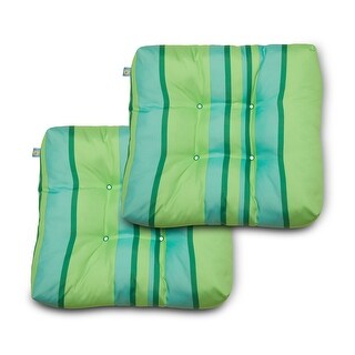 Classic Accessoriesduck Covers Water Resistant 19 X 19 X 5 Inch Indoor Outdoor Seat Cushions 2 Pack Limeon Stripe Dailymail