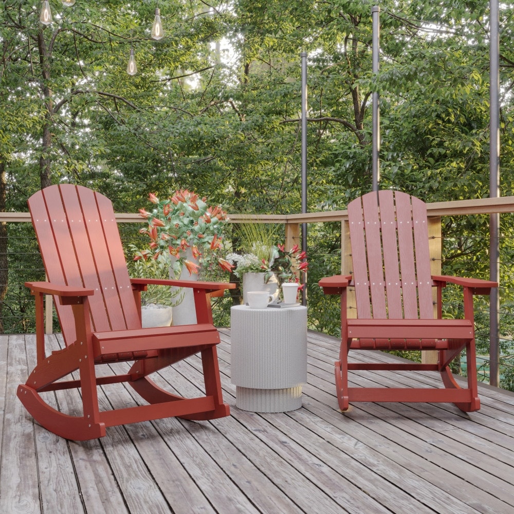 Resin rocking best sale chairs