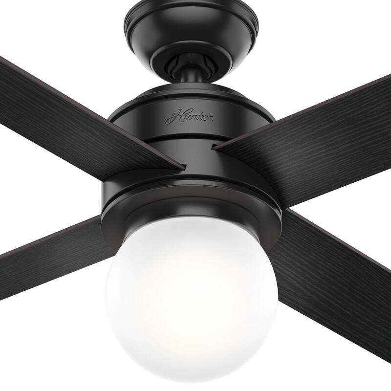 Hunter 52" Hepburn Ceiling Fan with LED Light Kit and Wall Control - Vintage, Mid-Century Modern, Transitional