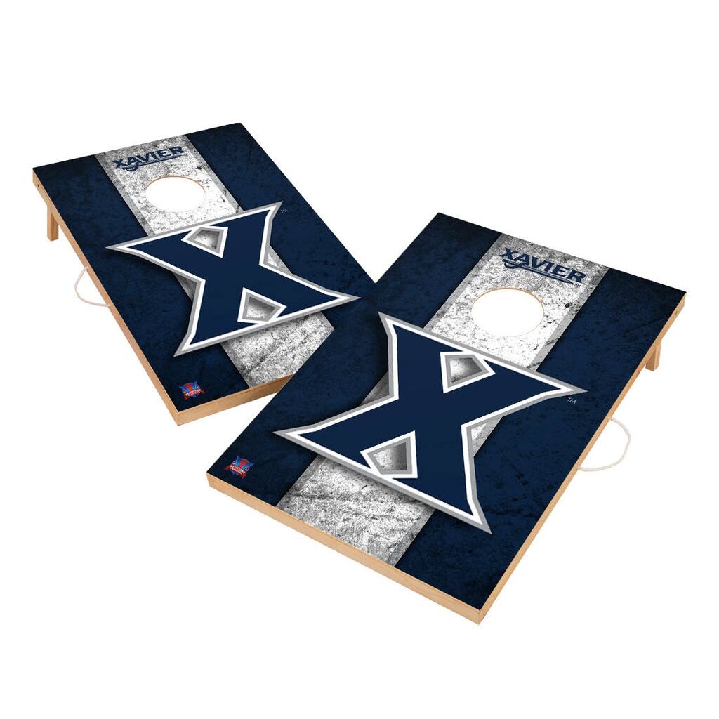Vintage Xavier University Musketeers Regulation 2x4 Cornhole Set