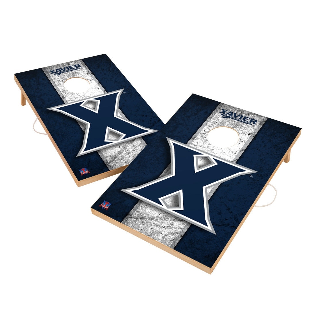 Vintage Xavier University Musketeers Regulation 2x4 Cornhole Set