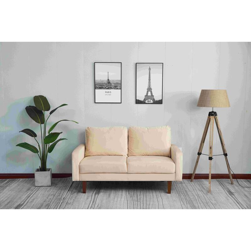 Velvet 2 Piece Loveseat and Sofa Living Room Set