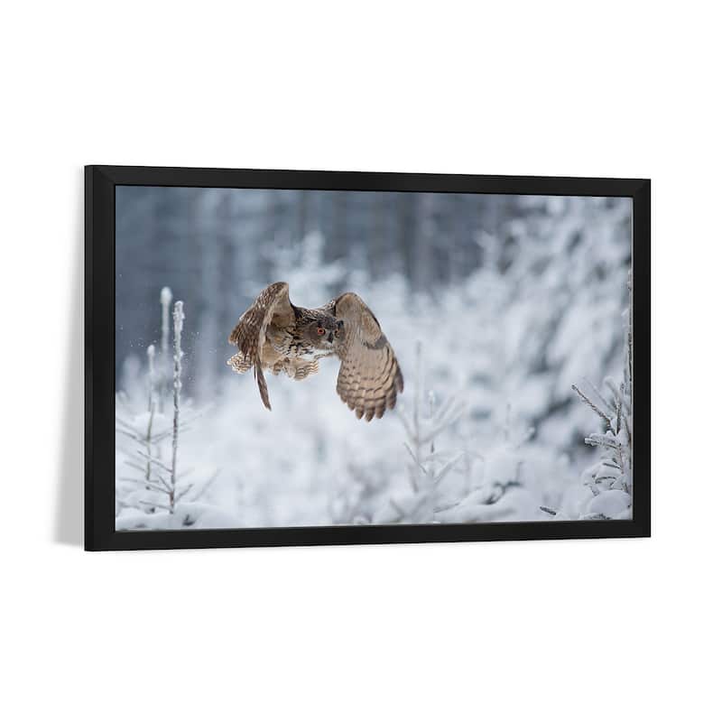 Eurasian Eagle-Owl Premium Framed Poster by Milan Zygmunt