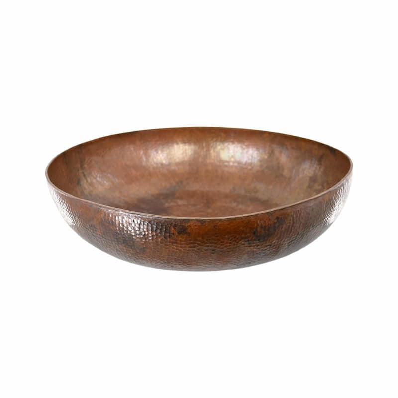 Maestro Sonata Tempered Copper Vessel Bathroom Sink