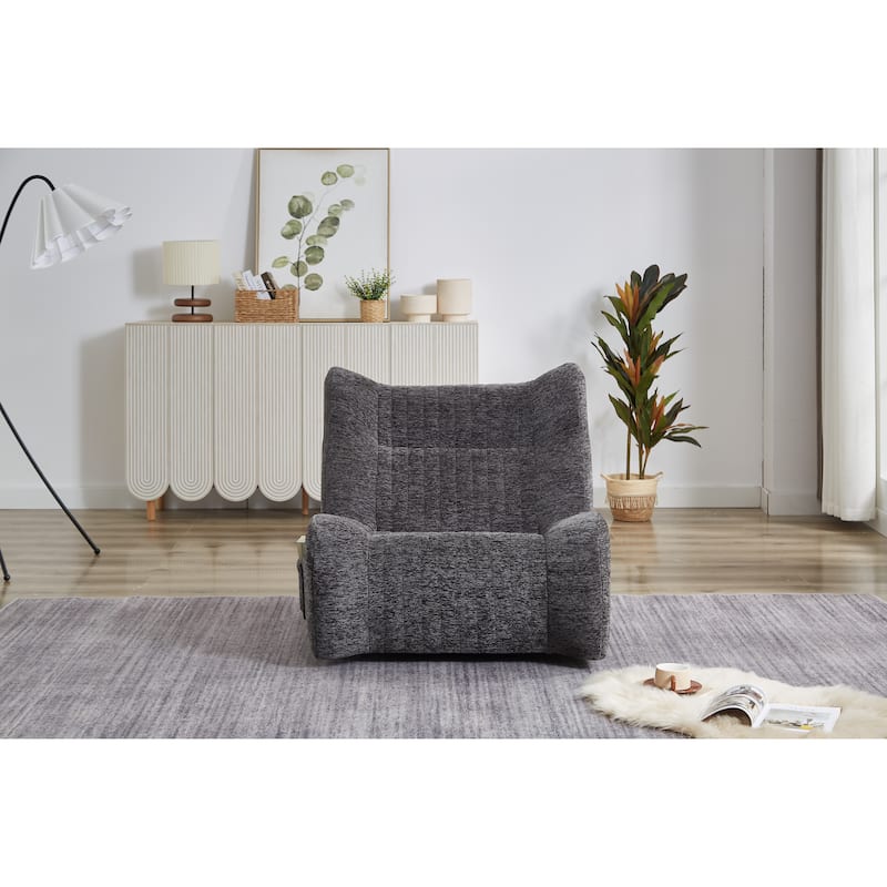 Giant Bean Bag Chair for Adults, Beanbag Fireside Lounger Chair Lazy Floor Sofa Accent Chair for Living Room, Bedroom