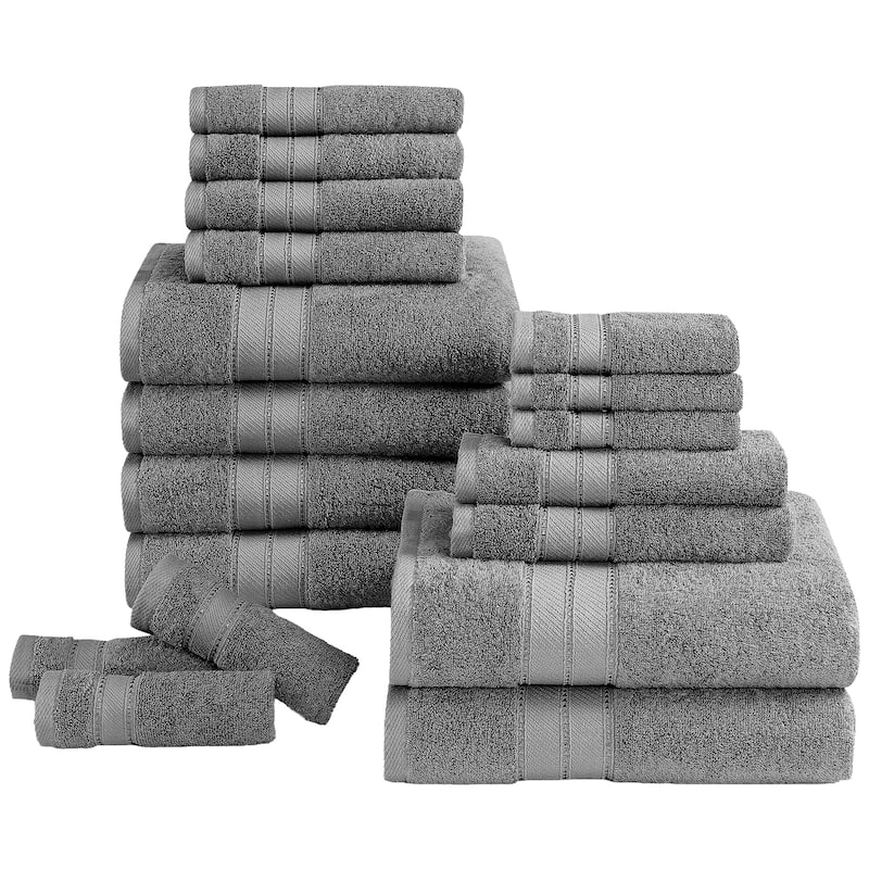 Modern Threads 18-Piece SpunLoft™ Towel Set - Charcoal
