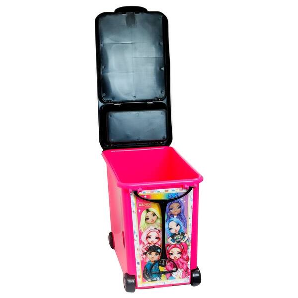 Rainbow High Store It All Case Tara Toys, Wheeled Doll Storage