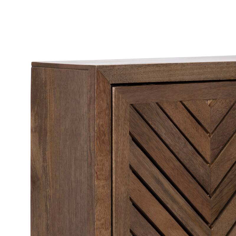 Kate and Laurel Mezzeta Tall 2-Door Bath Cabinet