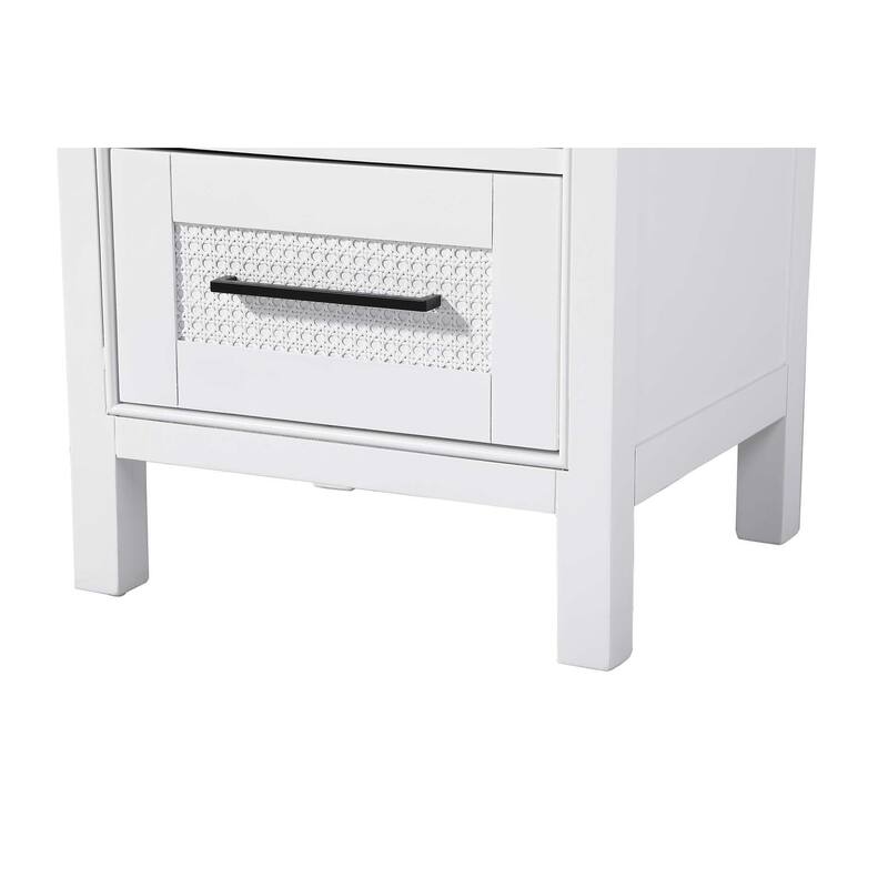 Winslow 16-28 Inch Open Shelving Bath Storage Cabinet