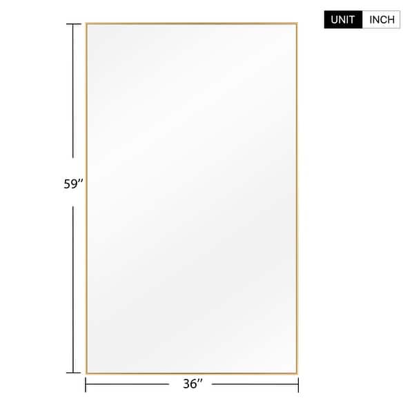 dimension image slide 5 of 26, Full Length Wall Mirror Large Standing Floor Mirror