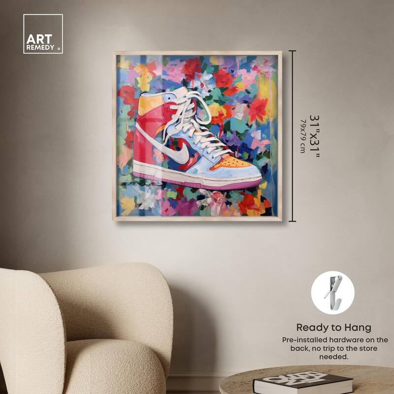 Whimsical Sneaker Shadowbox by Art Remedy