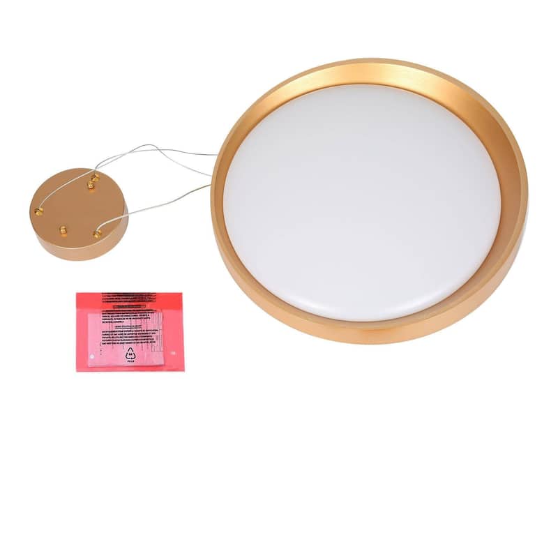 Modern LED 1-Light Dome Large Metal Kitchen Island Pendant Foyer Light - L 19.5"x Max H 63"