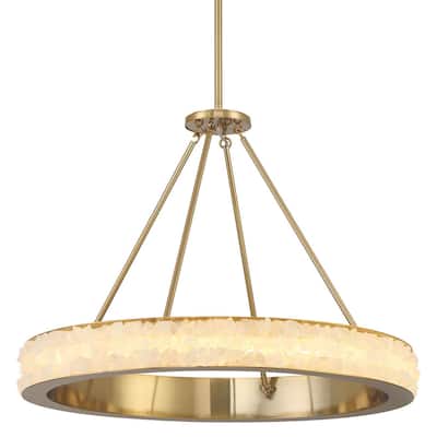Minka Lavery 3887-L Divinely 29" Wide LED Crystal Ring Chandelier