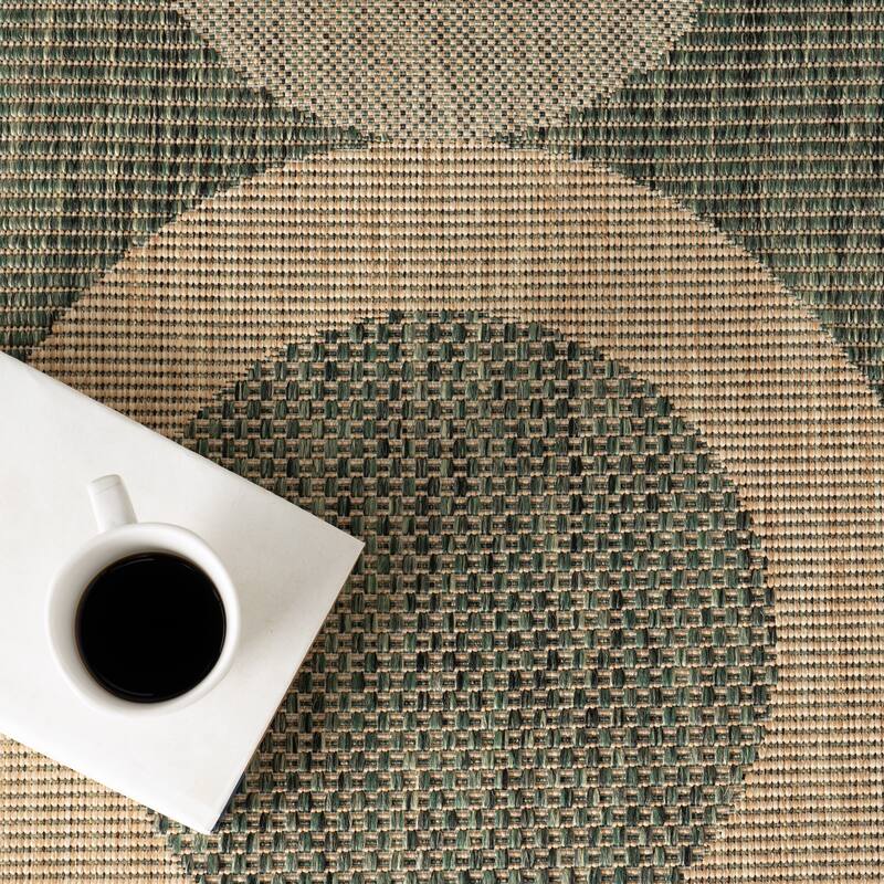 Nuloom Anslie Geometric Indoor/Outdoor Area Rug