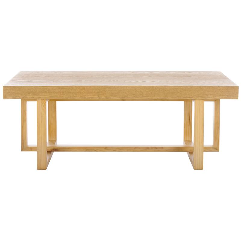 SAFAVIEH Otaki Solid Wood Coffee Table - 47"W x 24"D x 18"H