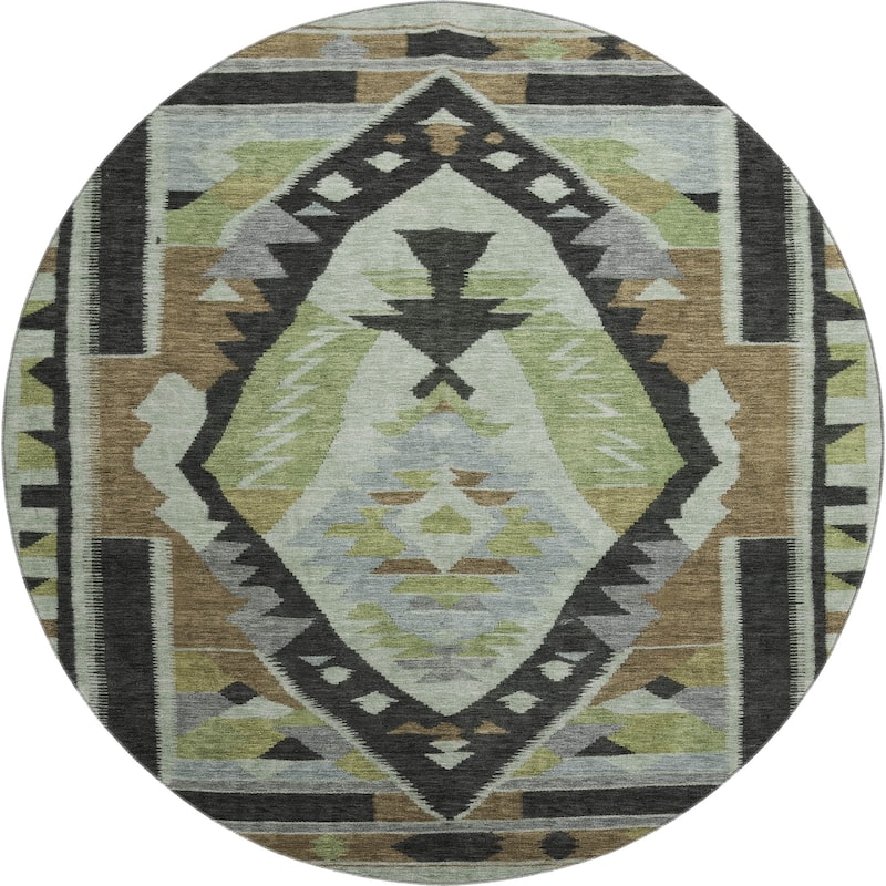 Premium Washable Super Soft Global Medallion Mayfield Rug
