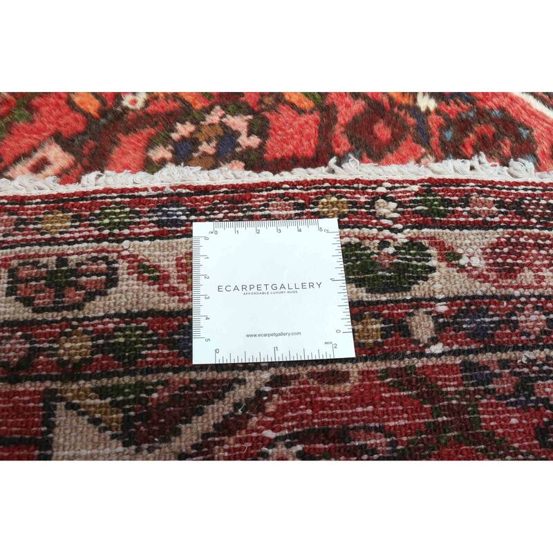 ECARPETGALLERY Hand-knotted Andelz Red Wool Rug - 2'10 x 11'1