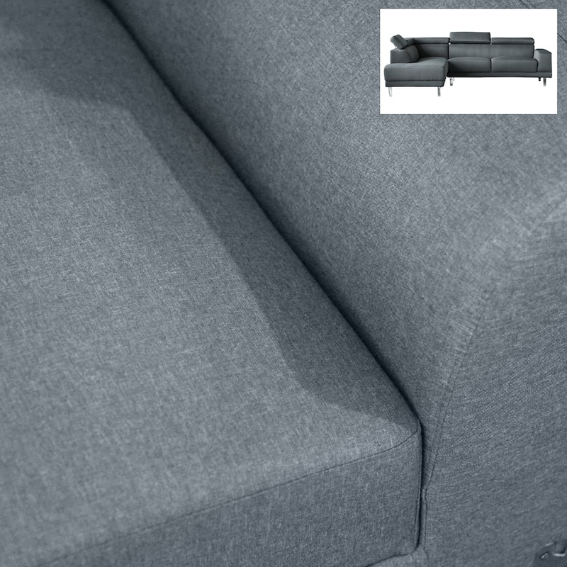 105 in. Width L-Shaped Chaise Sectional Sofa