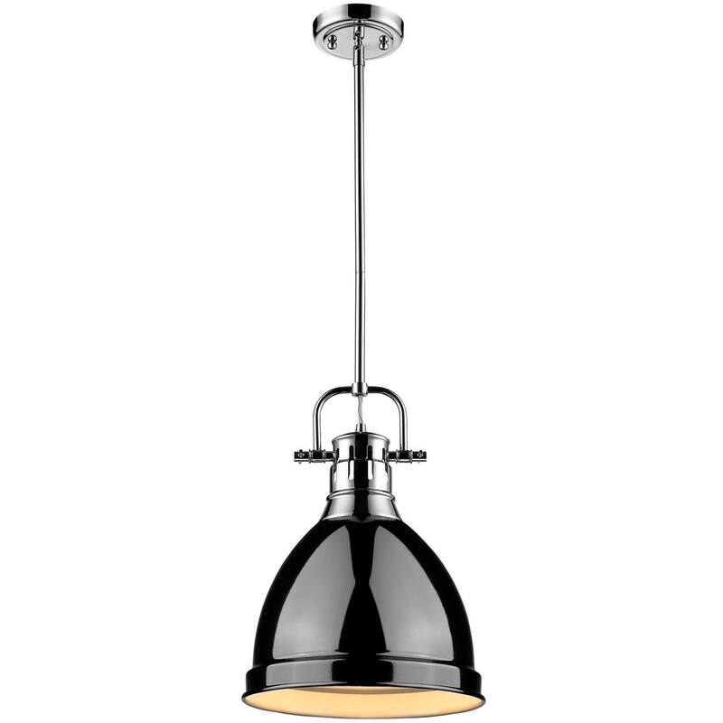Golden Lighting Duncan Single Light 9" Wide Mini Pendant
