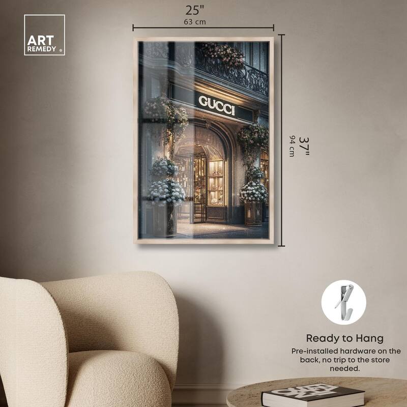 Illuminated Luxury Store Shadowbox by Art Remedy