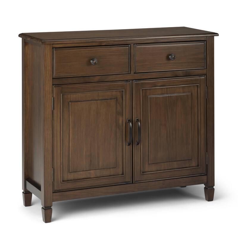 WYNDENHALL Hampshire Solid Wood 42" Wide Storage Bench & 40" Wide Storage Cabinet