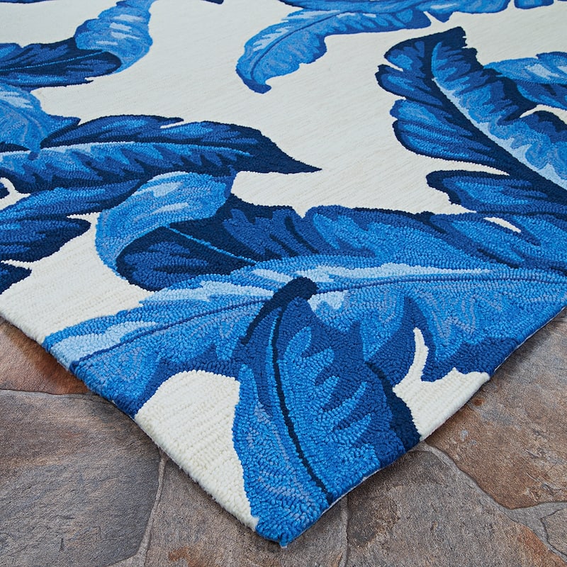 Handmade Miami Wispy Palm Indoor/ Outdoor Area Rug