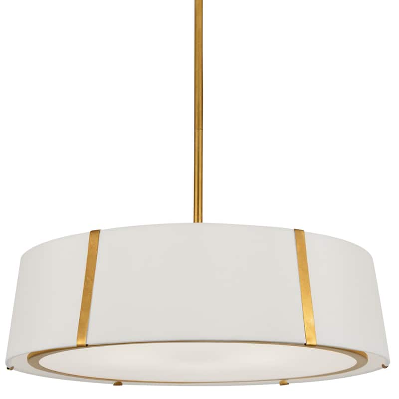 Crystorama Lighting Group Fulton 6 Light 24" Wide Pendant - Antique Gold