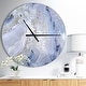 preview thumbnail 8 of 7, Designart 'Agate Stone Background' Oversized Modern Wall CLock 23 in. wide x 23 in. high