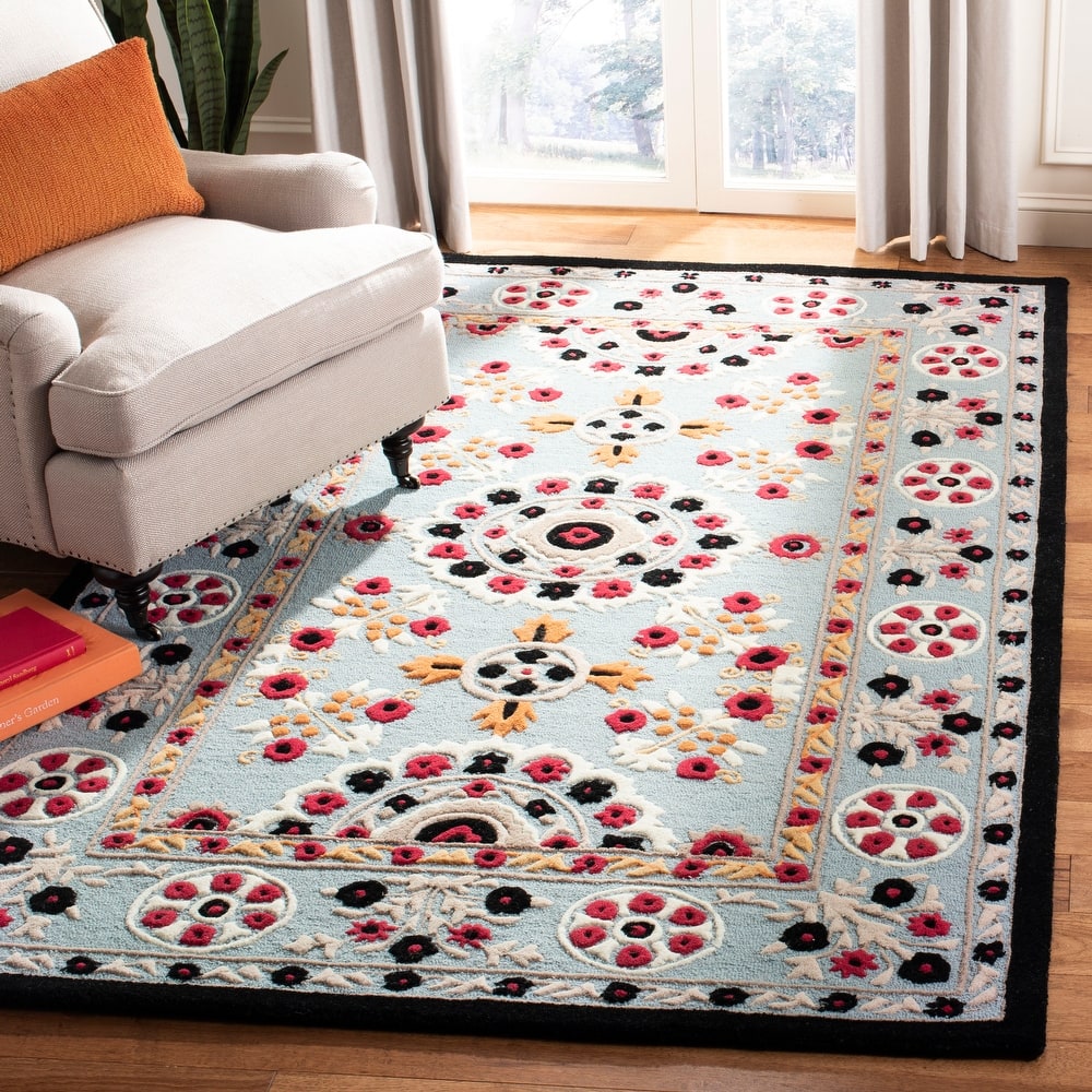 SAFAVIEH Handmade Bellagio Marsela Modern Oriental Wool Rug