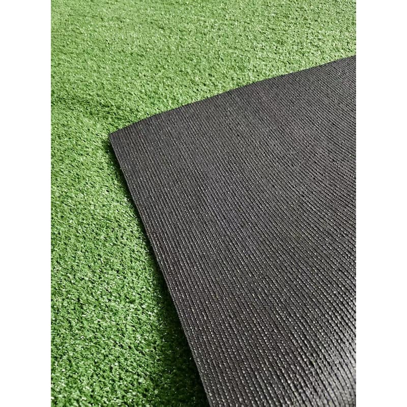 3ft x 16ft Premium Artificial Turf Mat with Drainage Holes, Thick Fake Grass with Rubber Backing(Grass height 0.6 inches/1.5cm)