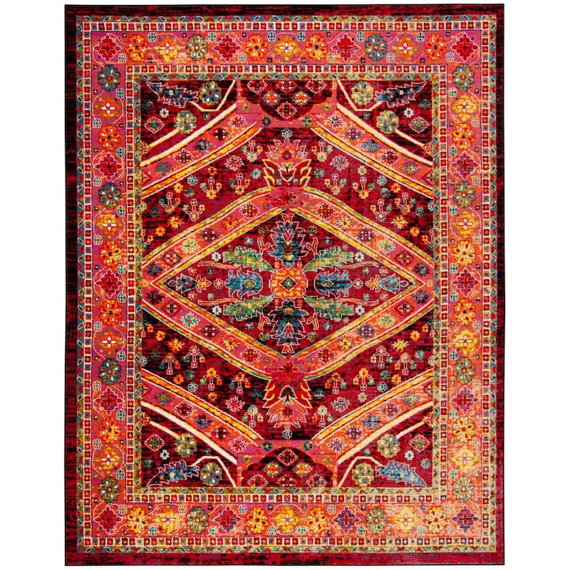 SAFAVIEH Cherokee Rubye Boho Oriental Rug