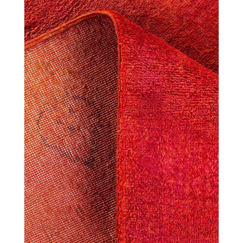 Vibrance, One-of-a-Kind Hand-Knotted Area Rug - Orange, 4' 1" x 6' 4" - 4' 1" x 6' 4"