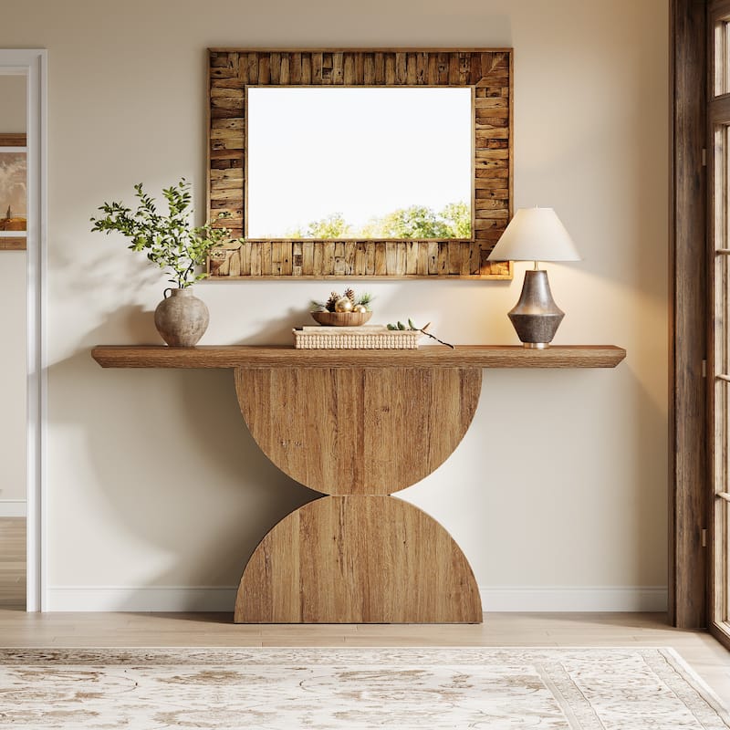 63-Inch Console Table for Entryway