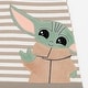 preview thumbnail 3 of 3, Lambs & Ivy Star Wars Baby Yoda Grogu The Child Cotton Wearable Blanket
