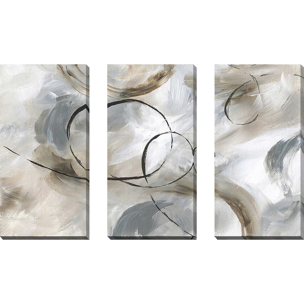 "Allegro" 3 Piece Set on Canvas