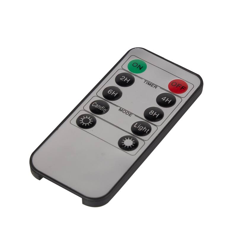 Wax Indoor Outdoor Flameless Candle with Remote Control (Set of 6)