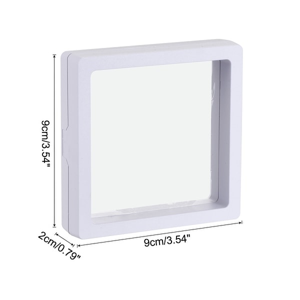 Floating Display 6 PCS 3D Floating Frame Display Stands - Transparent Coin & Jewelry Organizer In Multiple Colors 3D Display Cases Floating Display 6 PCS 3D Floating Frame Display Stands - Transparent Coin & Jewelry Organizer In Multiple Colors 3D Display Cases