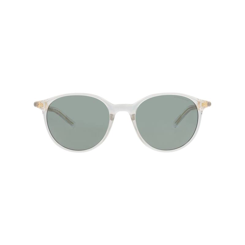 Montblanc Round-Frame Recycled Injection Sunglasses - Crystal Crystal Green - Clear - Green Lens