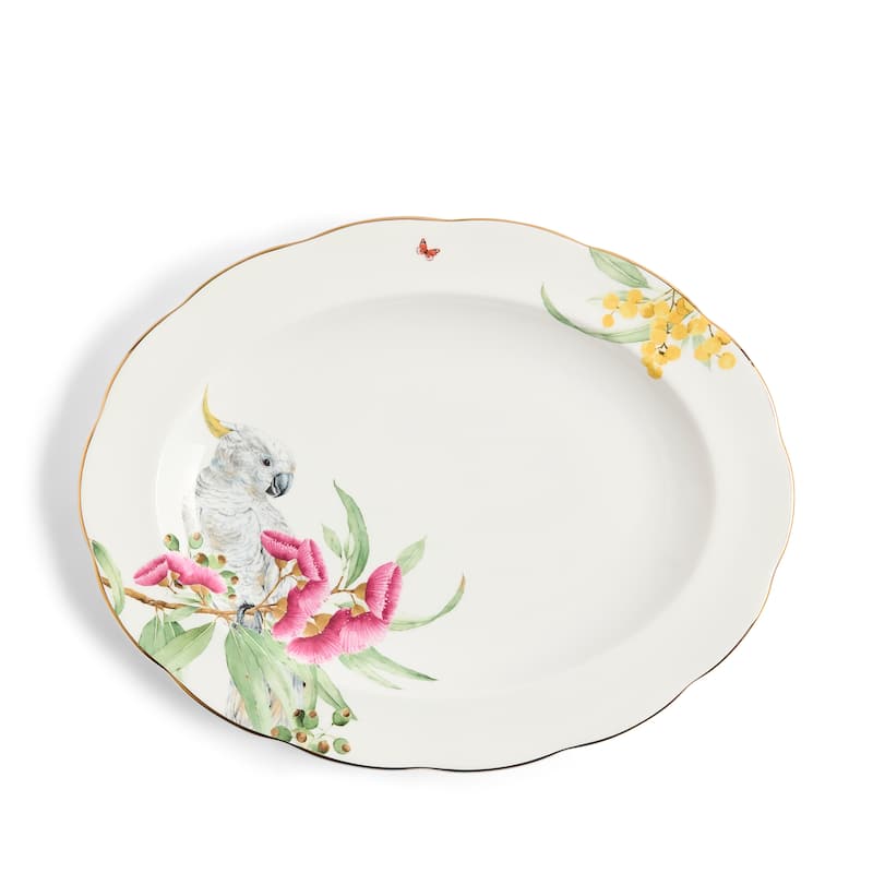 Royal Albert Miranda Kerr Australiana Serving Platter 13in - 13 in