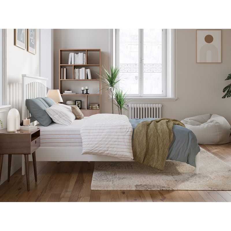 Becket Solid Wood Low Profile Platform Bed