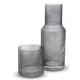 preview thumbnail 8 of 6, Bruno Magli Ribbed Carafe with Tumbler Lid - 28 oz