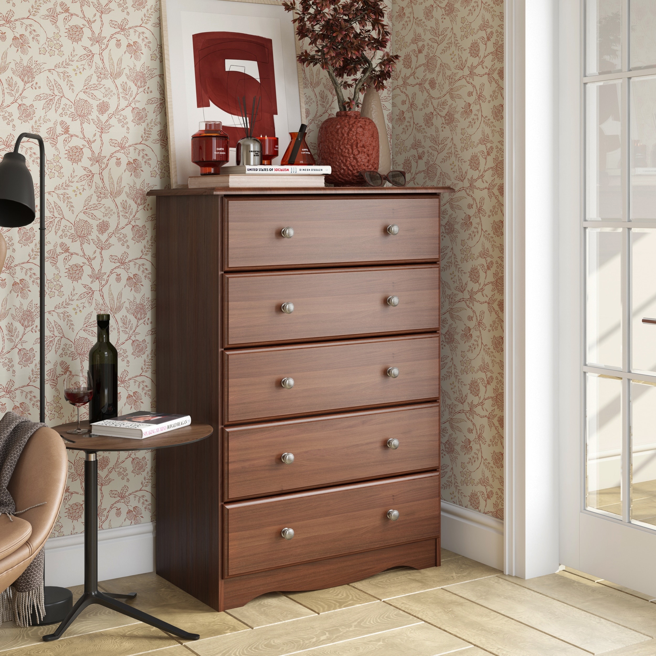 Palace imports solid wood online 6 drawer double dresser