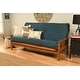 preview thumbnail 1 of 19, Somette High-density Foam Full-size Replacement Futon Mattress Only Suede Blue