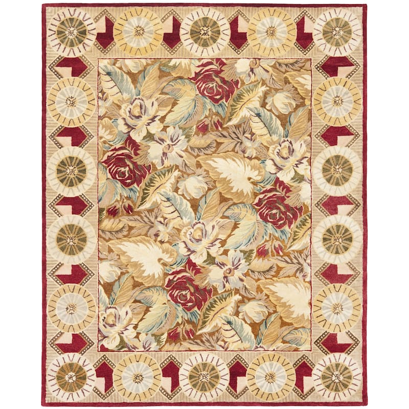 SAFAVIEH Handmade Bergama Arieana Oriental Hand-spun Wool Rug
