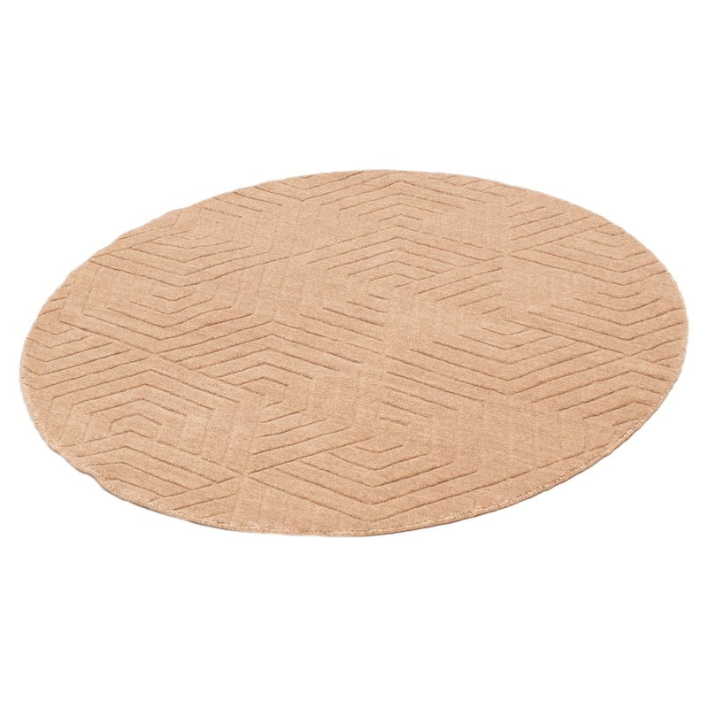 Kashkuli Gabbeh Tan Rug 5'4" x 5'4" - 5'4 x 5'4